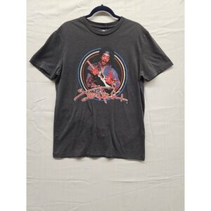 Authentic Jimi Hendrix 1969 Tour Band Graphic Tee Grey Shadow Mens Medium New